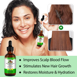 ALIVER Pure Rosemary Oil with Black Castor & Batana Oil for Hair Growth, 60ml