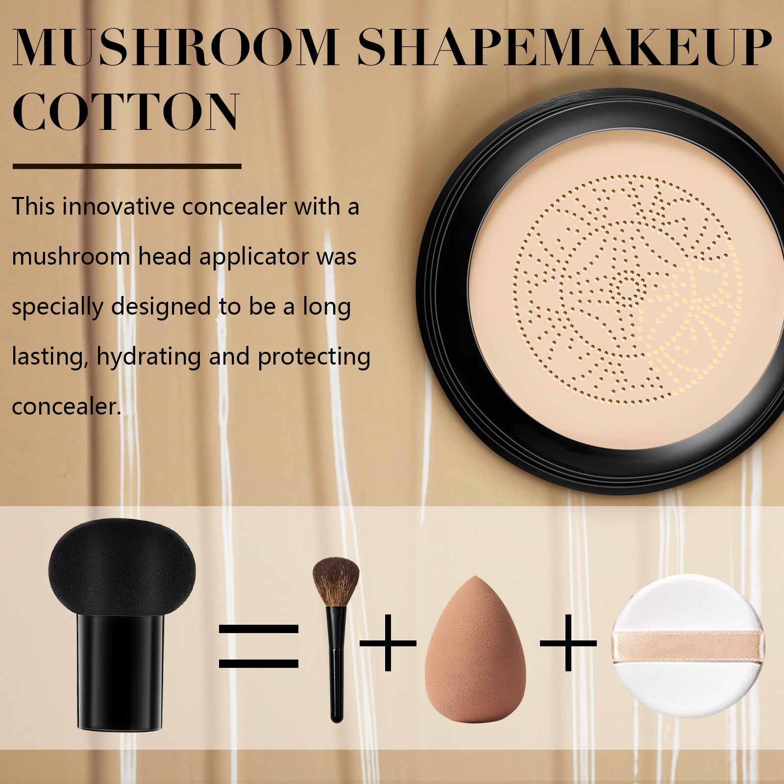 ALIVER Air Cushion CC Cream Foundation, Natural