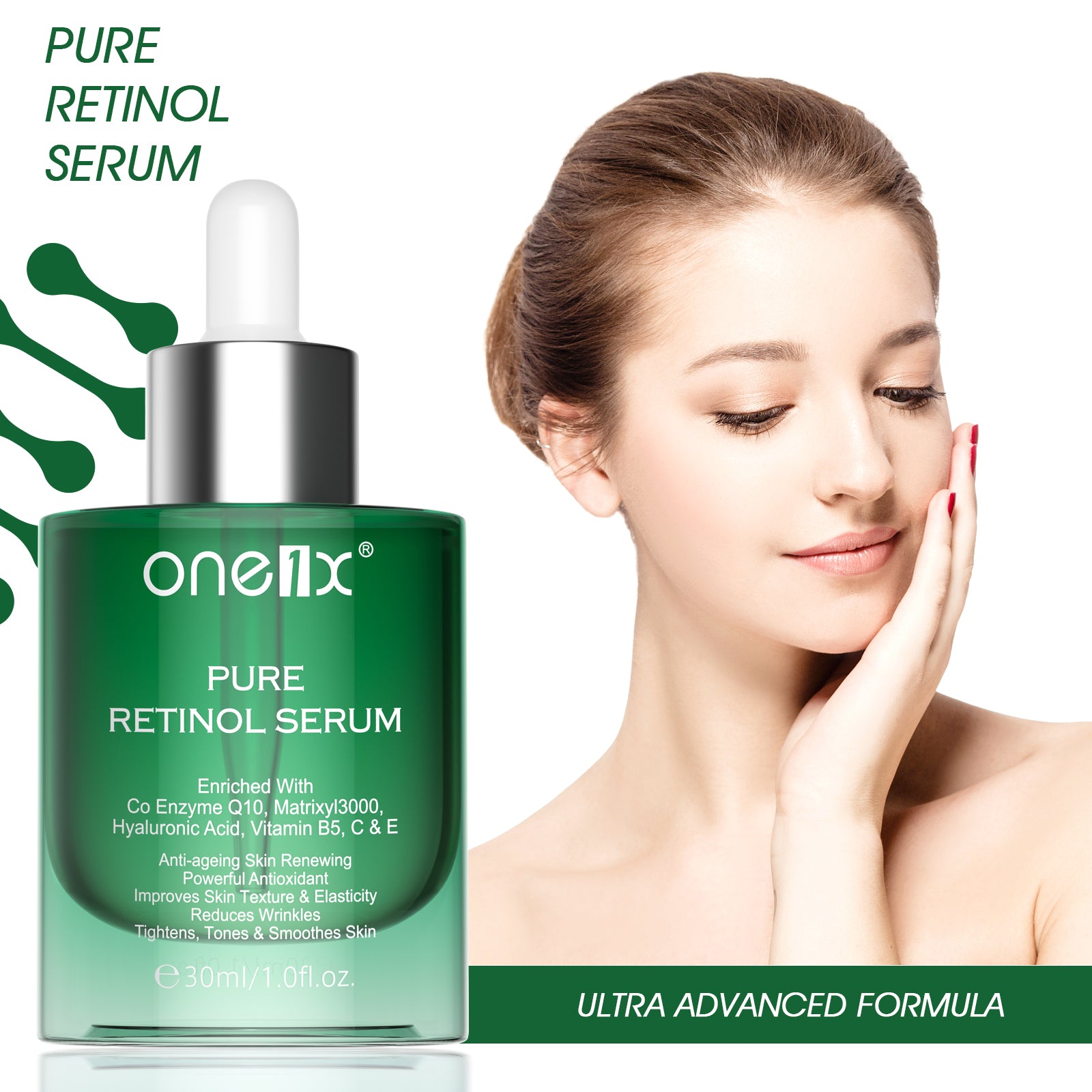 ONE1X Pure Retinol Serum, 30ml
