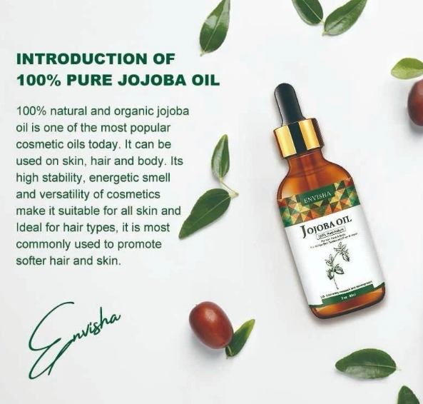 ENVISHA 100% Pure & Natural Jojoba Oil, 60ml