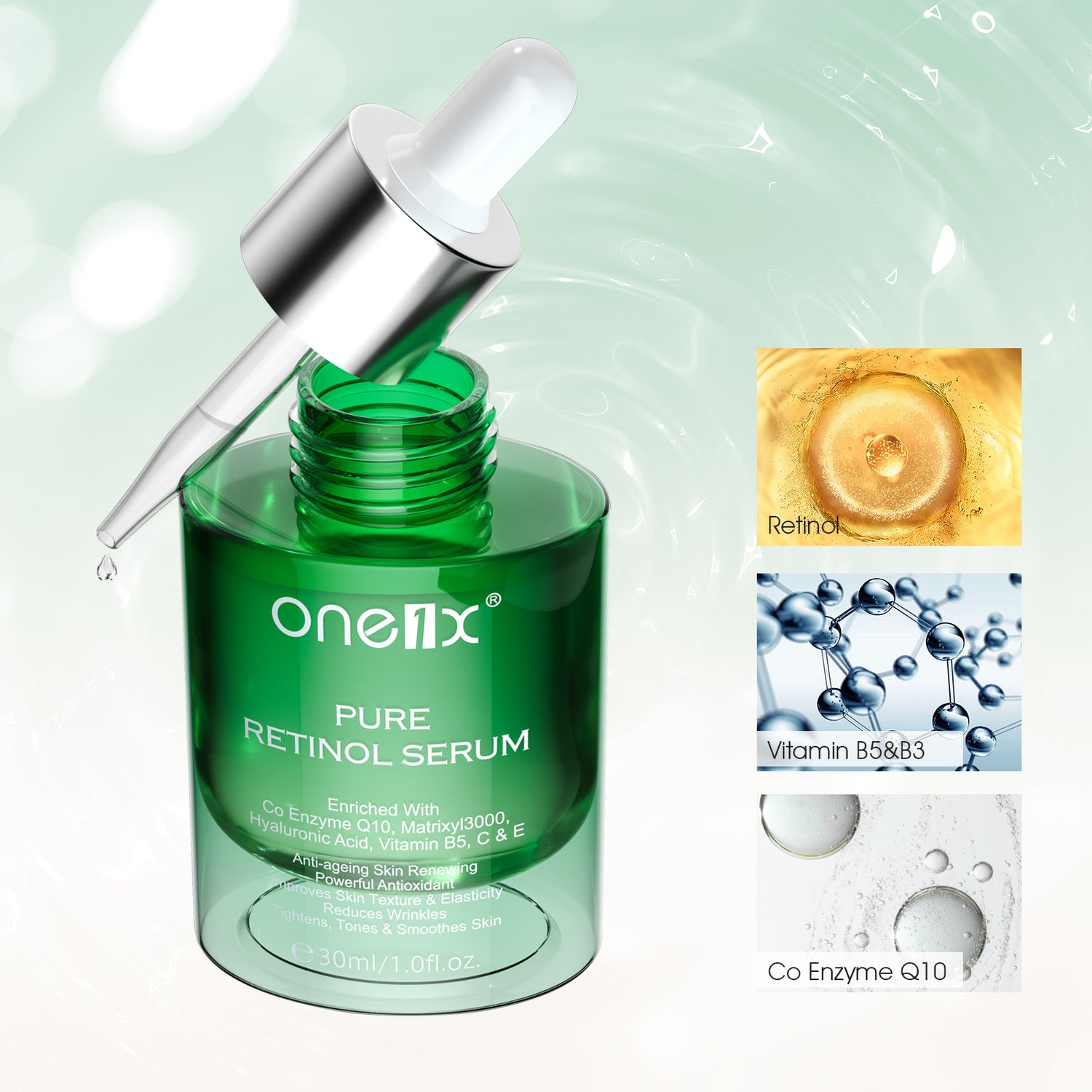 ONE1X Pure Retinol Serum, 30ml