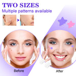 ELAIMEI Stars + Round Pimple Patches, pack of 126pcs