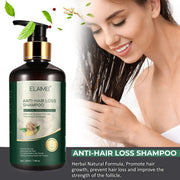 Elaimei Anti Hair Loss Treatment Shampoo for Men Women