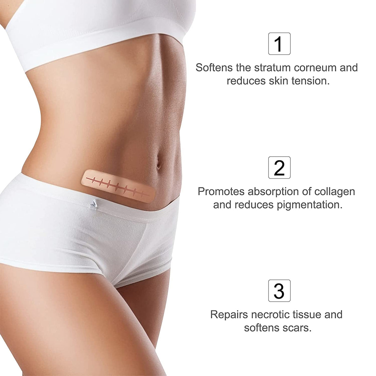 Elaimei Silicone Gel Sheet Roll for Scar Removal Treatment Tape 1.5M