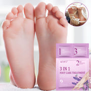 ALIVER 3in1 Exfoliating Foot Care Treatment Kit Peeling Mask
