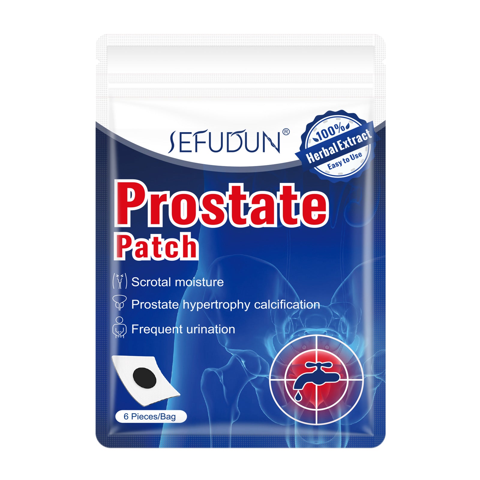 SEFUDUN Prostate Patches, 6pcs