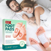 ELAIMEI Adhesive Detox Foot Patches, Toxin Removal Pads (10 pcs)
