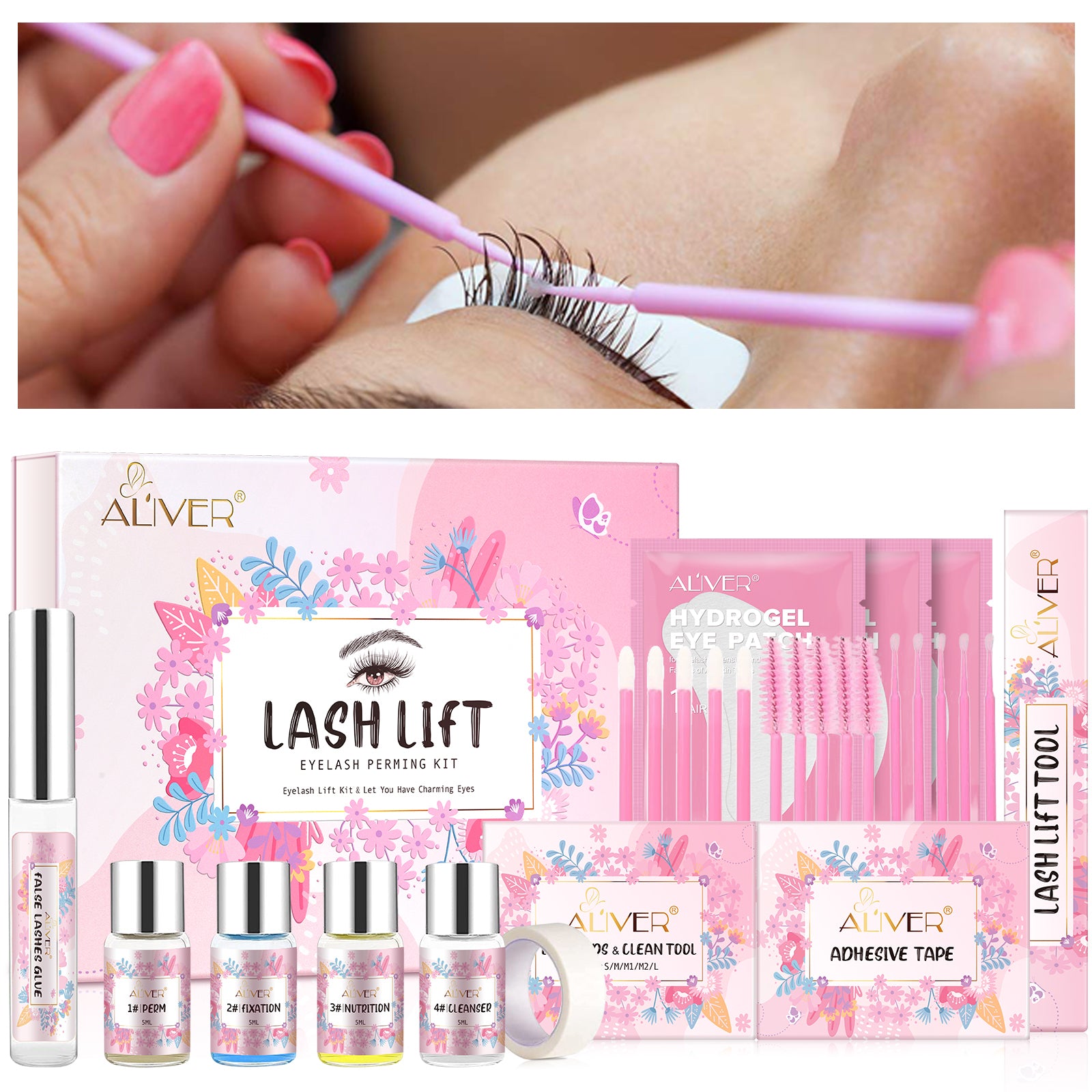 ALIVER Eyelash Extension Lift Kit