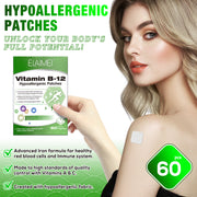 ELAIMEI Vitamin B12 Hypoallergenic Patches, 60pcs