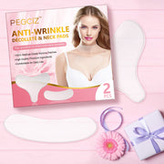 PEGCIZ Anti Wrinkle Decollete & Neck Pads, pack of 2pcs