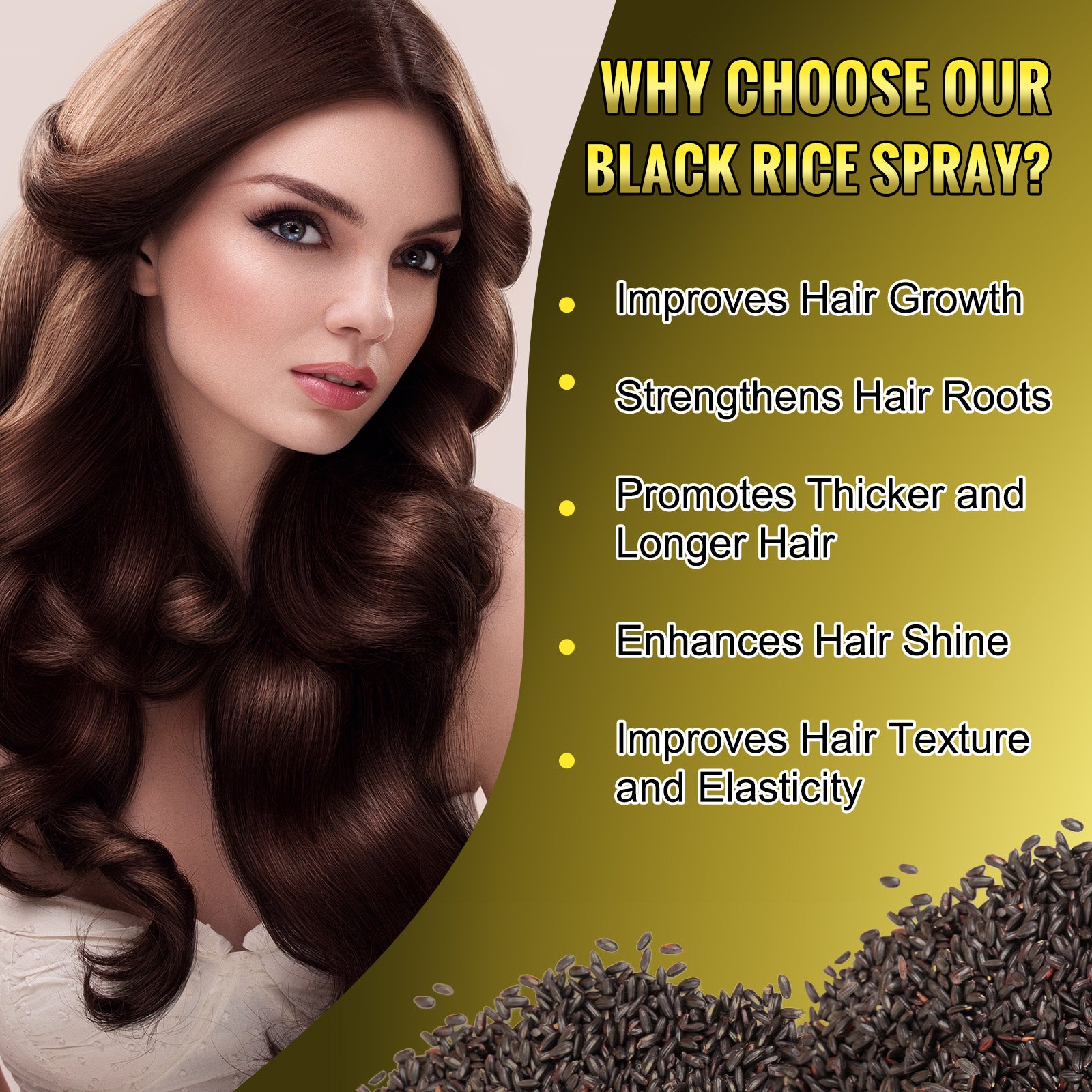 ELBBUB Organic Black Rice Water Spray, 120ml