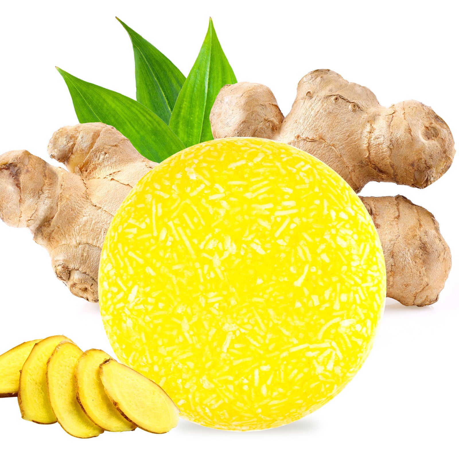 ALIVER Organic Ginger Shampoo Bar for Hair Growth, 60g