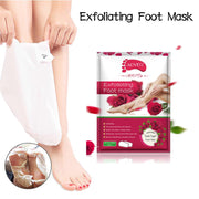 Aliver Rose Soft Foot Peel Mask for Feet Dead Skin Remover