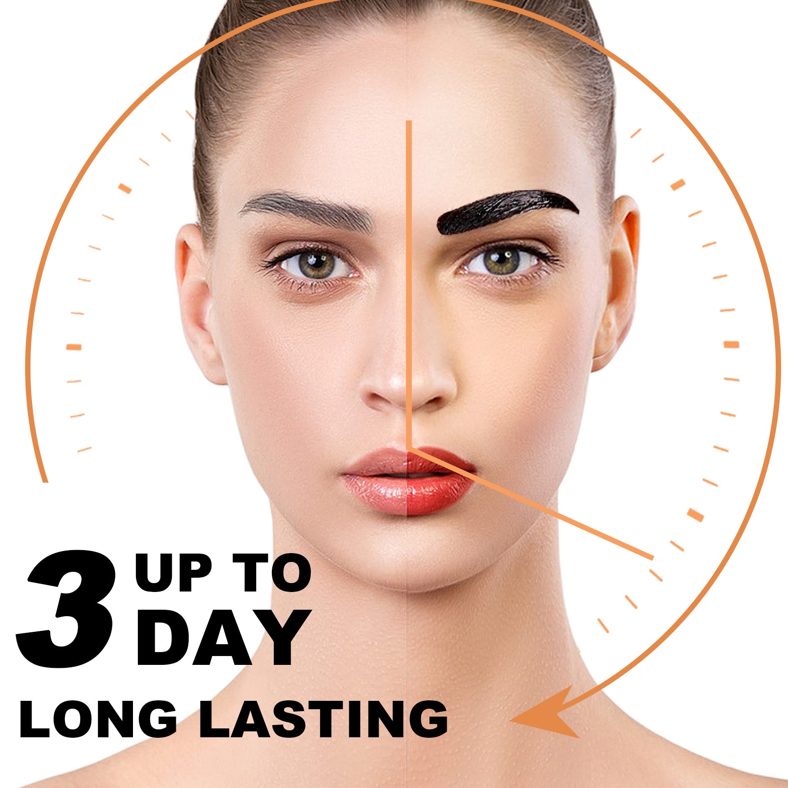 ELAIMEI Tattoo Eyebrow Gel, Peel Off Tint (Beige)