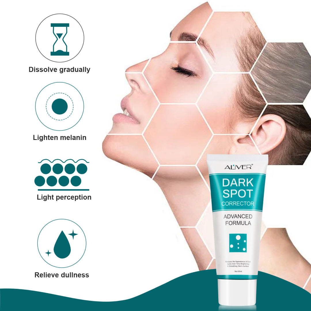 Aliver Dark Spot Remover Corrector Brighter for Face Body Skin Cream
