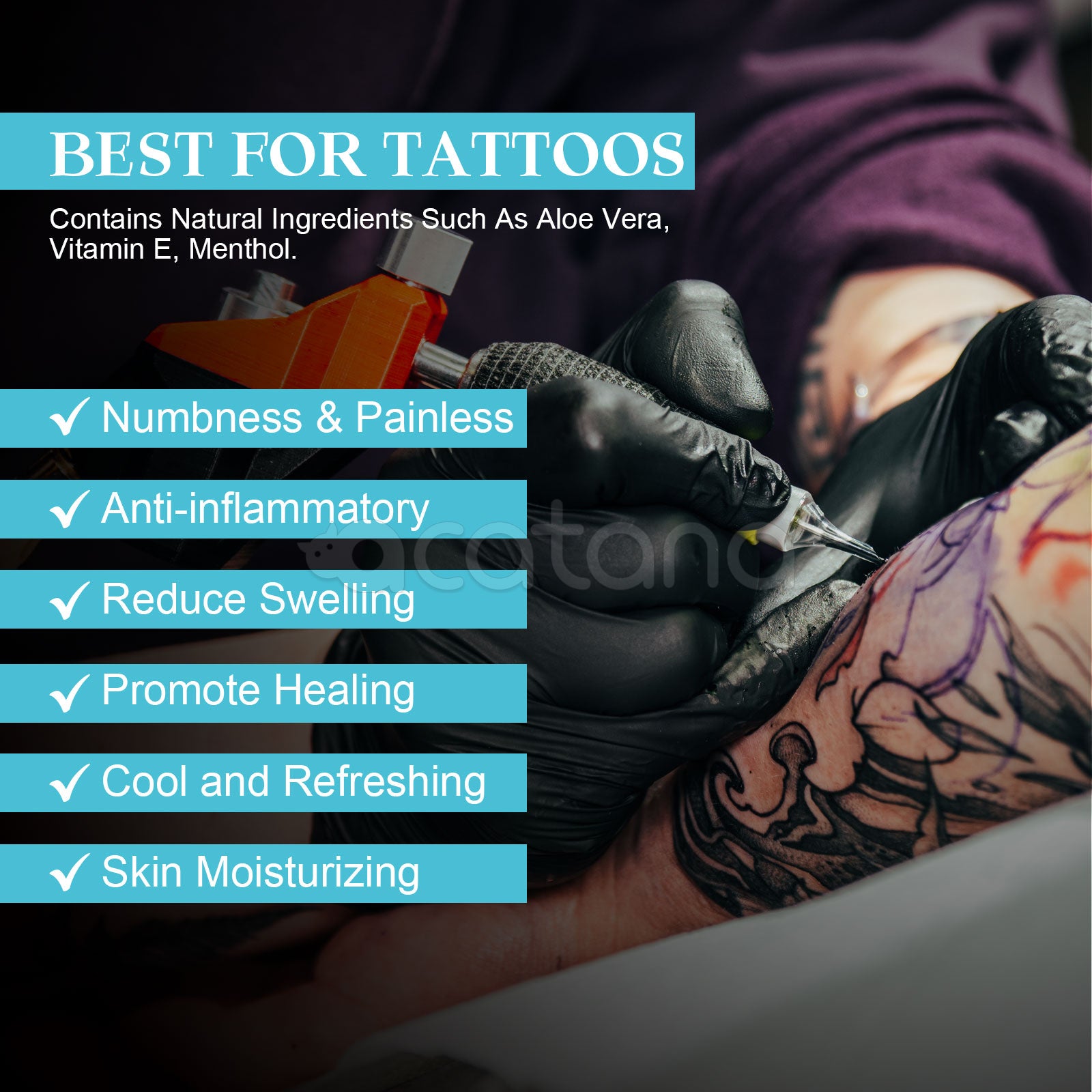 ELAIMEI Aftercare Tattoo Numbing Cream, 60ml