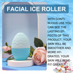ELAIMEI Ice Roller Facial Cube Massager, Blue