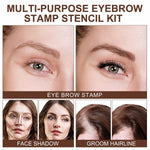 ELAIMEI Medium Brown Eyebrow Stencil Kit