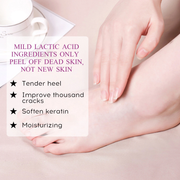 ALIVER 3in1 Exfoliating Foot Care Treatment Kit Peeling Mask