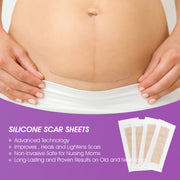 ELAIMEI Silicone Scar Gel Sheets Skin Treatment