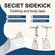 ELAIMEI Fashion Clear Tape, Double Sided Clothing Strips, 80pcs pack