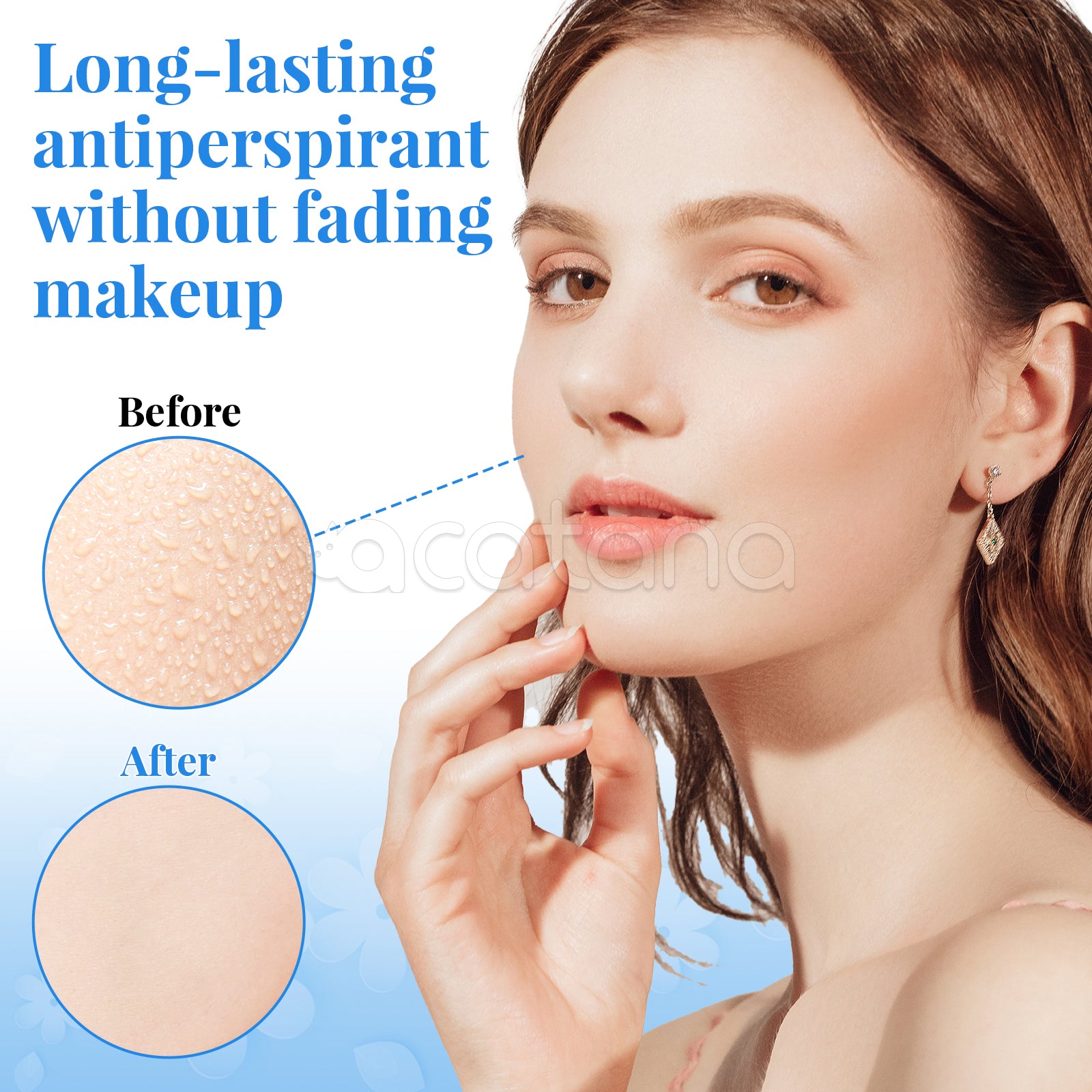 ELAIMEI Sweat Absorbing Face Lotion, Oily Face Control, 60ml