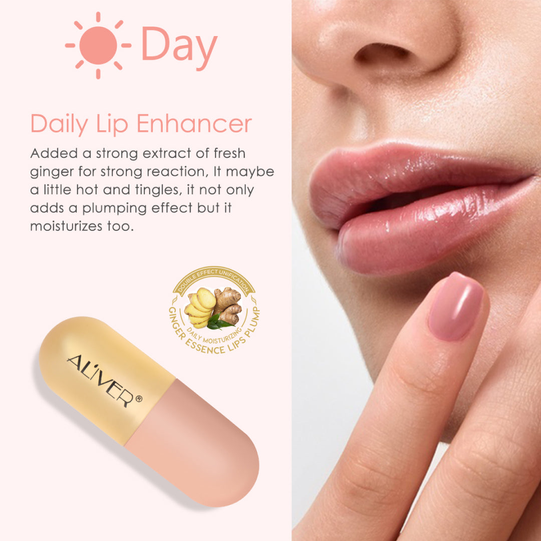 ALIVER Day & Night Lips Enhancer Set, pack of 2pcs