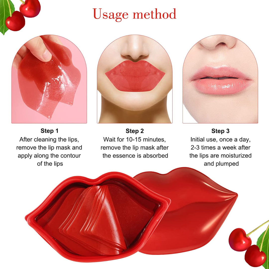 SEFUDUN Cherry Lip Mask, pack of 20pcs