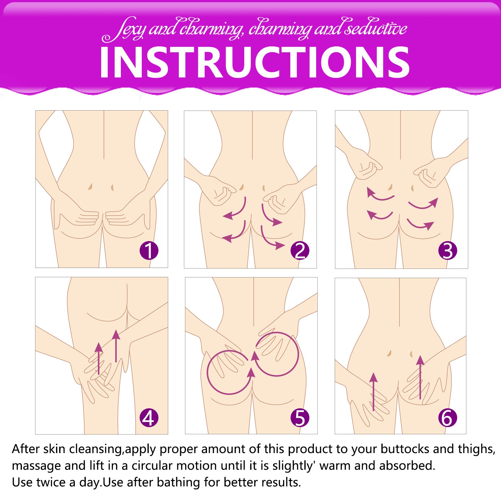 Sefudun Hip Up Firming Essential Oil, 30ml