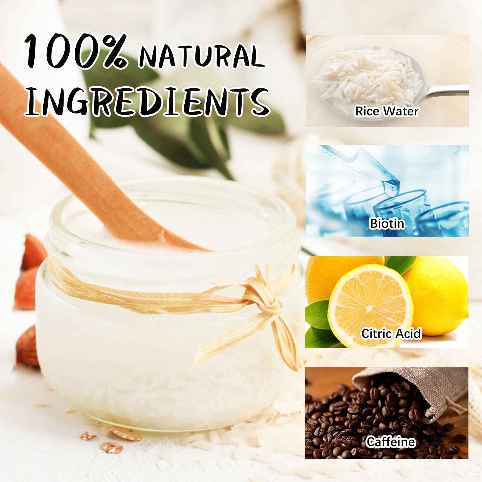 SEFUDUN Rice Water Hair Growth Conditioner, 300ml