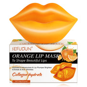 SEFUDUN Orange Collagen Lip Mask, pack of 20pcs