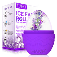 ELAIMEI Ice Roller Facial Cube Massager, Purple