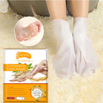 ALIVER Ginseng Soft Foot Peel Mask for Dry Cracked Feet