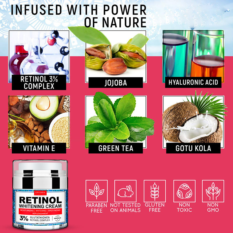 ENVISHA Retinol Whitening Cream, 50ml
