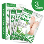 BESTNIFFES Exfoliating Foot Peel Mask, 3 pairs (ALOE)