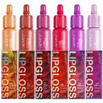 Aliver 6 pcs Set Liquid Lipsticks Lip Sticks Waterproof Lasting Lip Stain Makeup Gloss