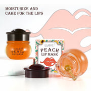 Elaimei Lip Plumper Lip Mask Gloss Moisturizing Repair Care Sleeping Dry Crack Lips Lines Hydrating Scrub Day And Night