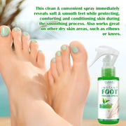 ELAIMEI Exfoliating Foot Peeling Spray with Green Tea Oil, 100ml