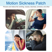 Sefudun Motion Sickness Patch 40 pathces Travel Anti Nausea Safe & Effective Car, Sea, Aeroplan Pads