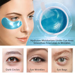 Aliver Hyaluronic Acid Under Eye Patches Mask for Puffiness Dark Circles Removal Pads