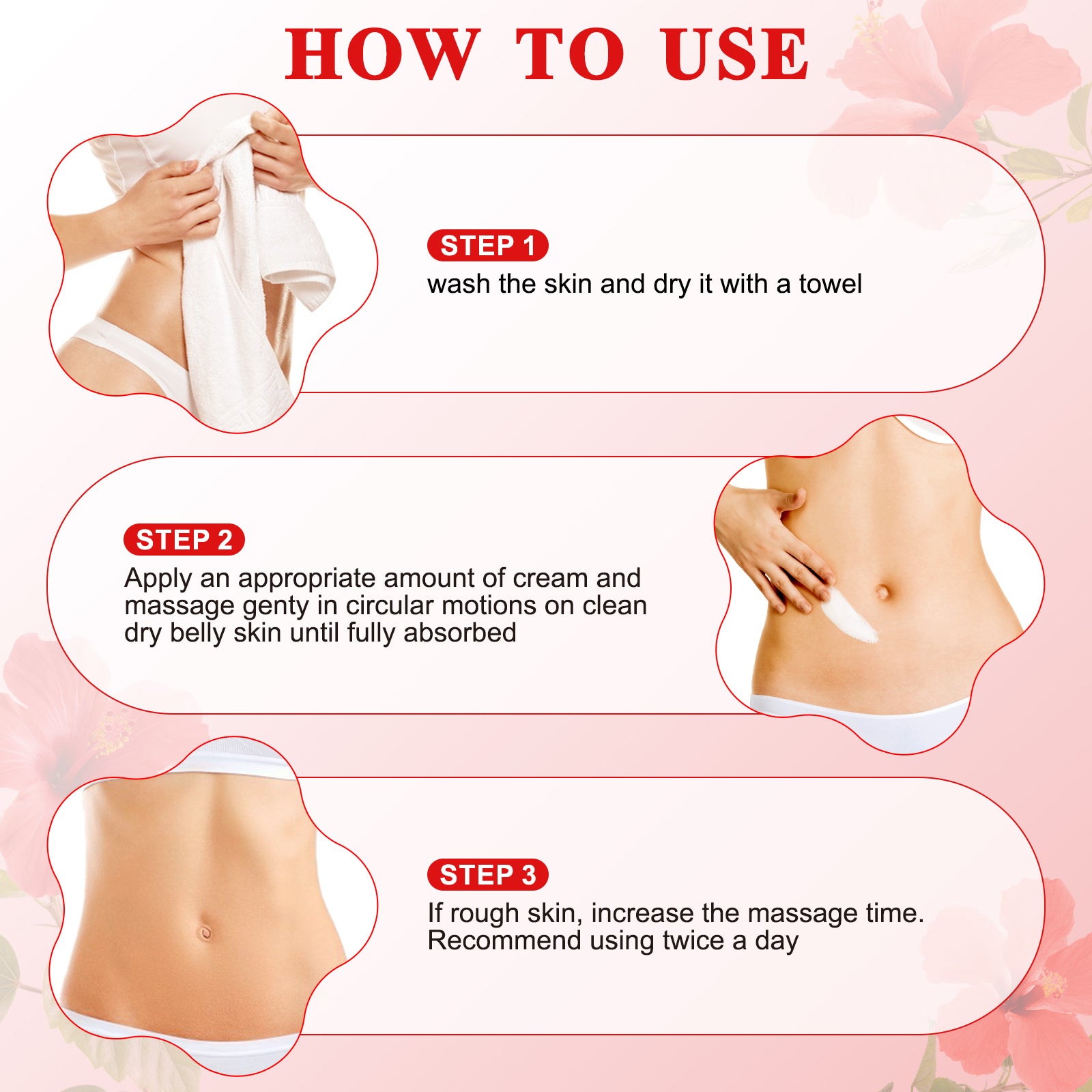 ELAIMEI Hibiscus & Honey Belly Firming Cream, 80ml