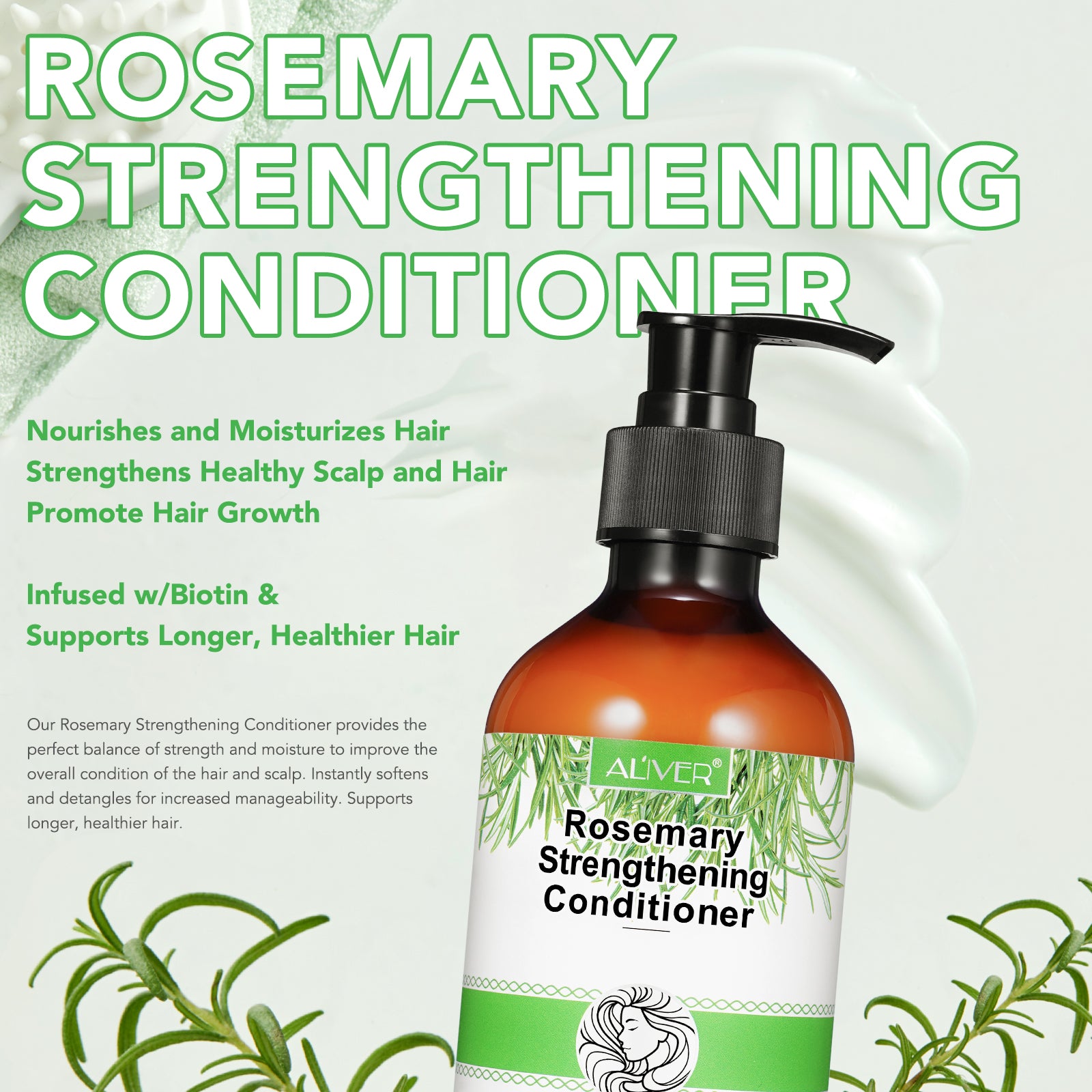 ALIVER Rosemary Hair Growth Conditioner, 300ml