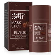 ELAIMEI Arabica Coffee Purifying Clay Mask Stick, 40g