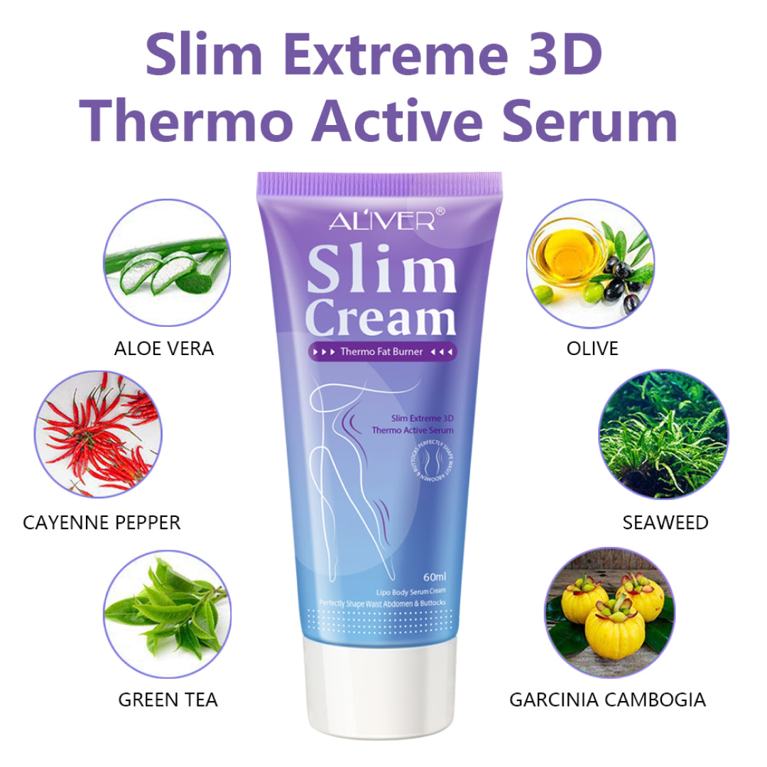 Aliver Fat Burning Slimming Hot Cream Cellulite Removal Body Shaping