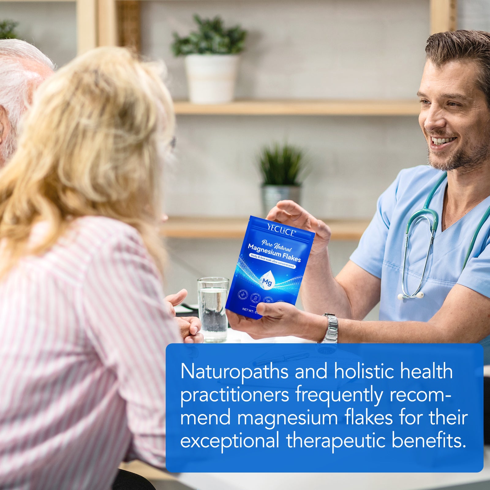 YECUCE Pure & Natural Magnesium Flakes, 250g