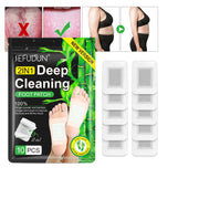SEFUDUN Natural Detox Foot Patches with Bamboo Vinegar & Ginger, 10pcs