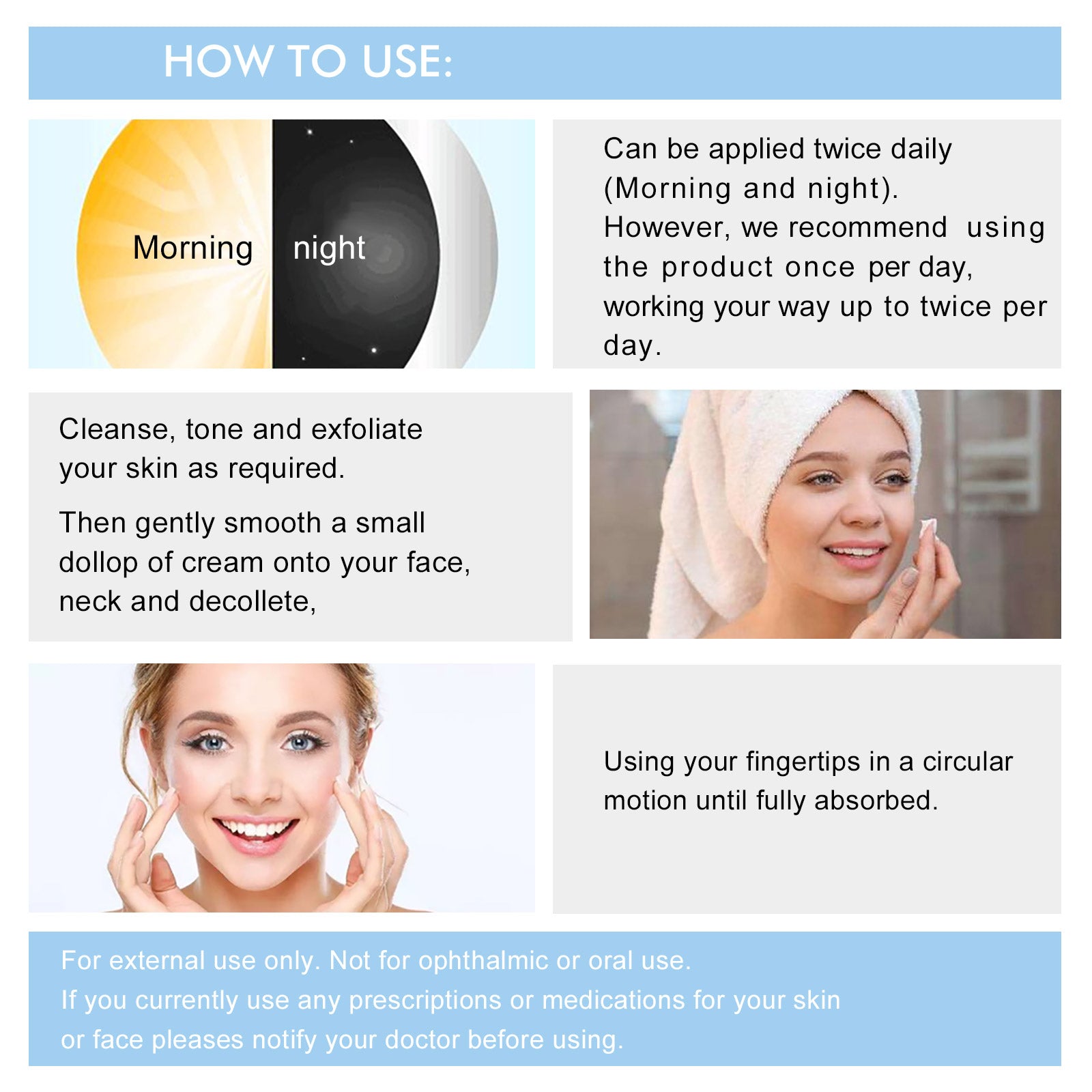 Kizenka Hyaluronic Acid Face Cream Moisturizing Anti Aging Wrinkle Remover Repair Skin Care Retinol Fine Line Repair Niacinamide Day Night