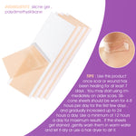 ELAIMEI Silicone Scar Gel Sheets Skin Treatment