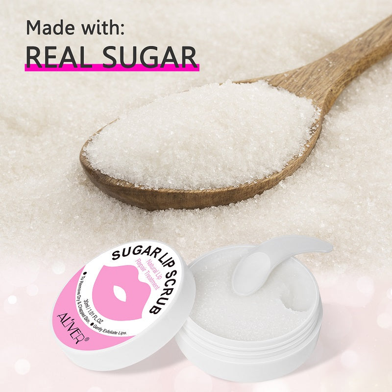 ALIVER Exfoliating Sugar Lip Scrub, 30ml