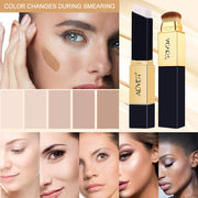 ALIVER Colour Changing Full Coverage Concealer Stick & Brush, Ivory